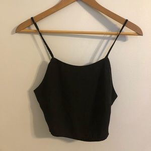 Brandy Melville Tie Back Crop Top
